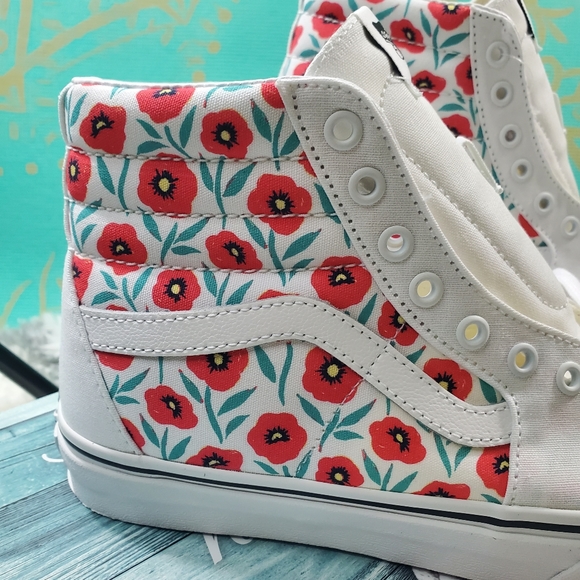 Vans Sk8-HI Flowers 💐😍♥ (cl) - Picture 8 of 14